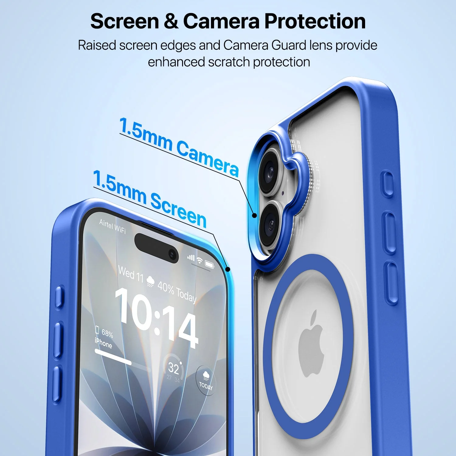 Vaku Luxos ® Apple iPhone 17 Orion Magpro Scratch Resistant Camera Screen Protector Case With Alloy Metal Stand Shockproof Back Cover - Image 5