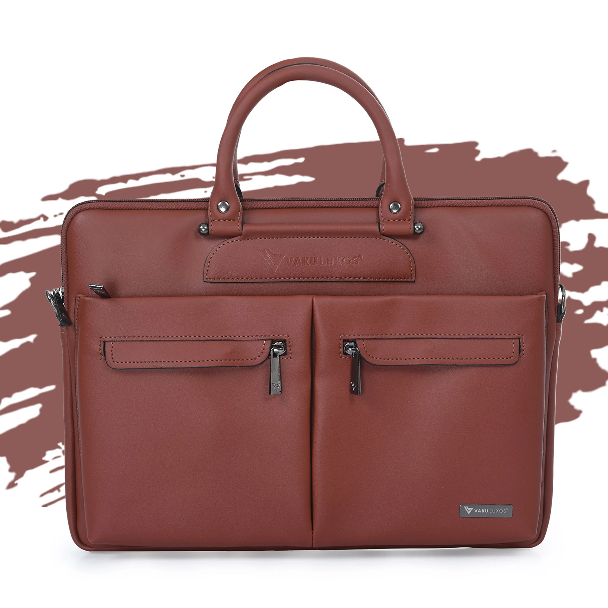 Vaku Luxos ® Marcella 16 inch Laptop Bag Sleeve Premium Messenger Bag For Men and Women - Image 19