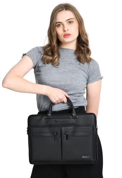 Vaku Luxos ® Marcella 16 inch Laptop Bag Sleeve Premium Messenger Bag For Men and Women - Image 7