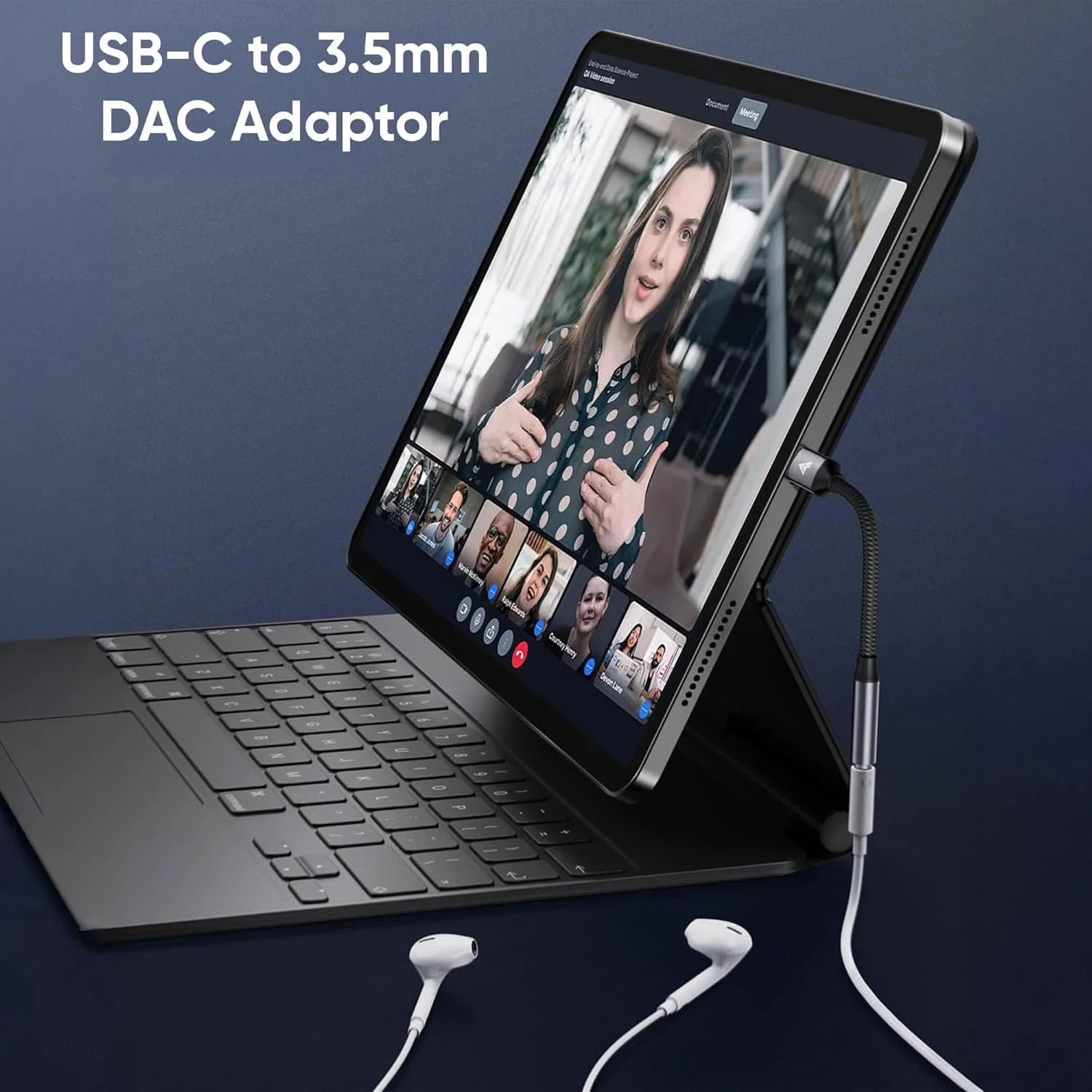 Vaku Luxos ® SonicPro Type C to 3.5 mm Jack Digital Audio DAC 24bit/96KHz 3.5mm Connector Aux Cable, Headphone, Earphone USB C Converter / Adapter For Samsung, Oneplus, iPhone 17/16/15 - Image 6