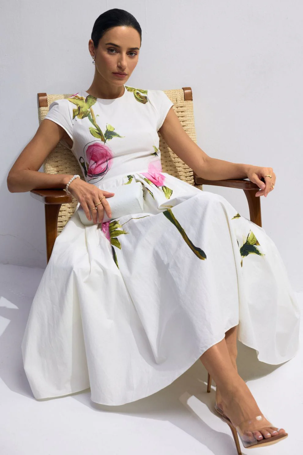 Valeria Floral Printed Dress - Image 2
