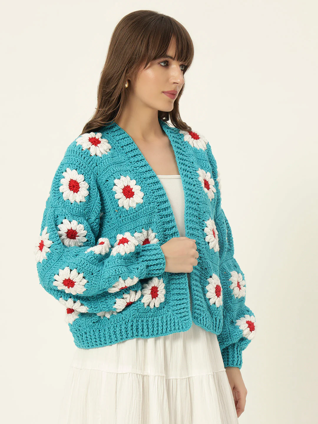 Vancouver Picnic Cardigan - SkyBlue - Image 3