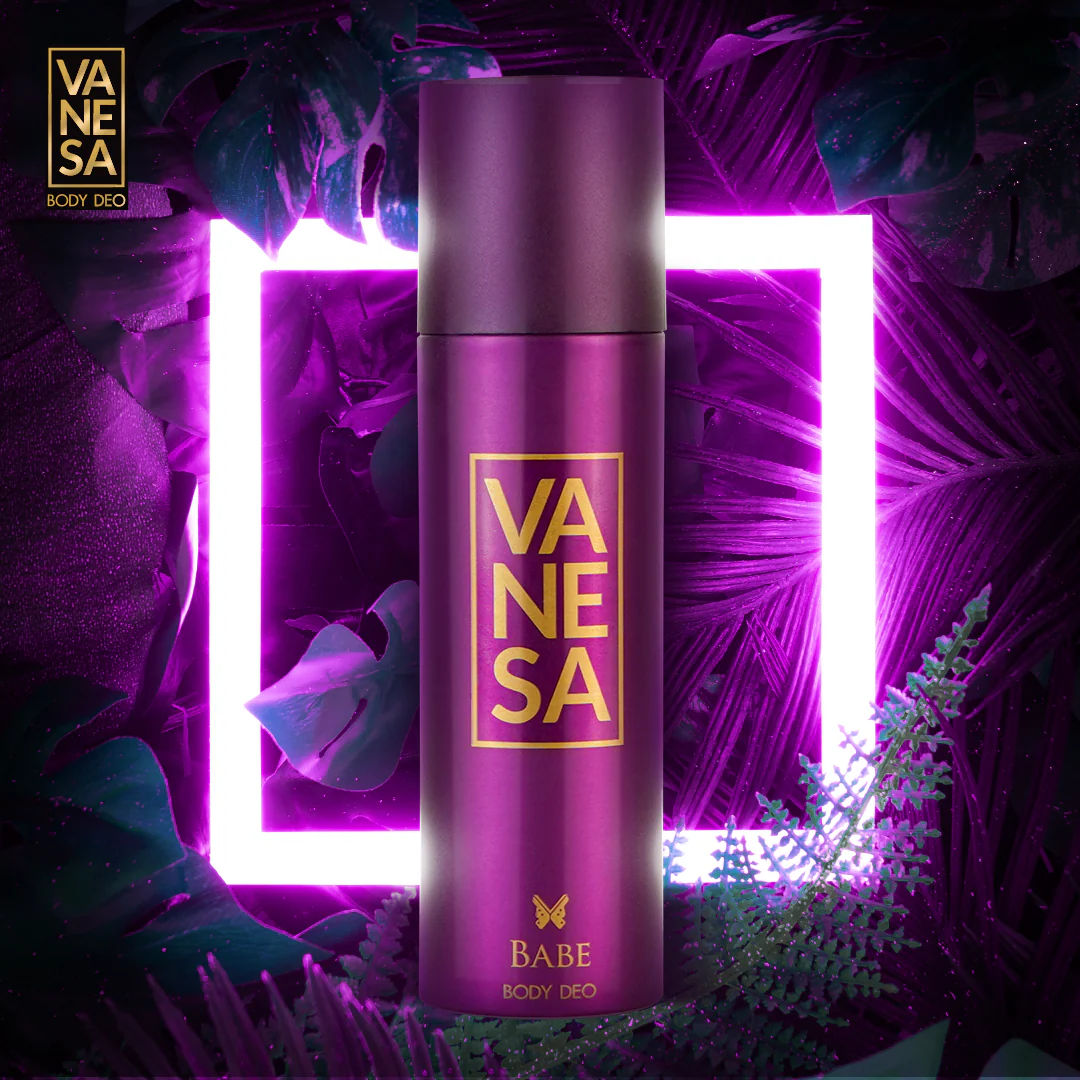 Vanesa Pack of 3 Babe Body Deodorant - 150ml Each - Image 3