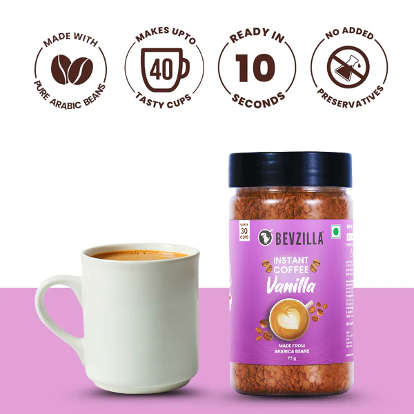 Vanilla Coffee Jar (75 Grams) - Image 2