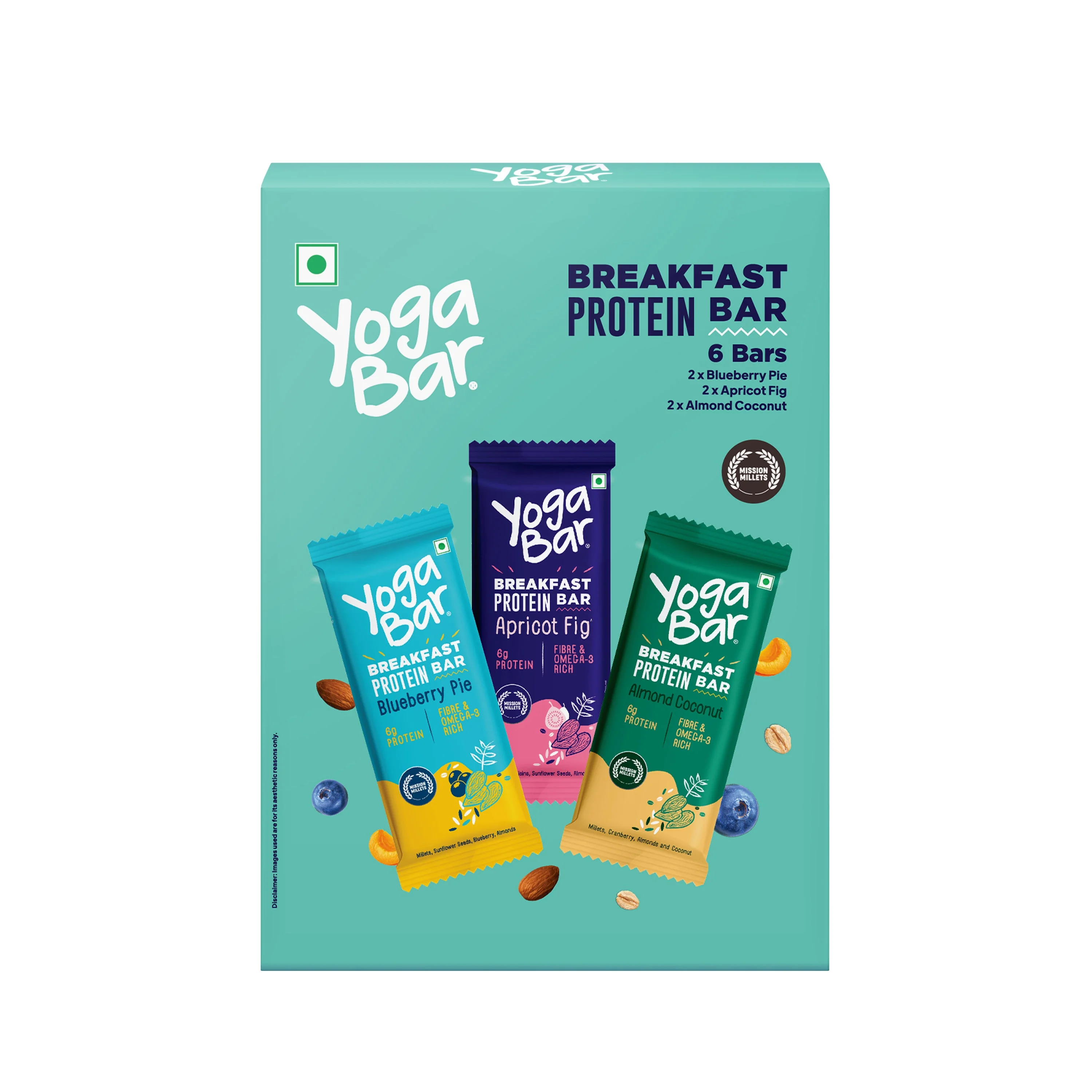 Variety Pack Breakfast Bar Box (Pack of 6) 270g - Image 187