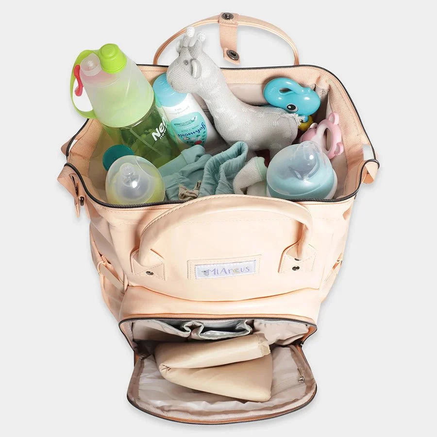Vegan Leather Diaper Bag - Image 6