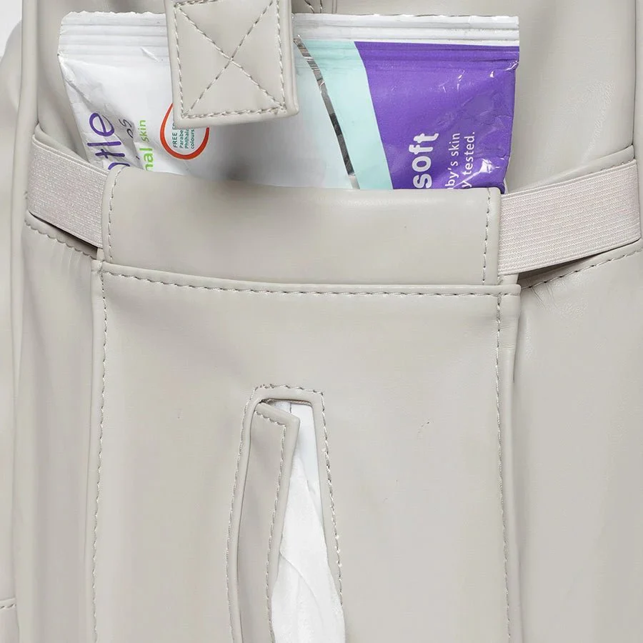 Vegan Leather Infant Diaper Bags - Image 9