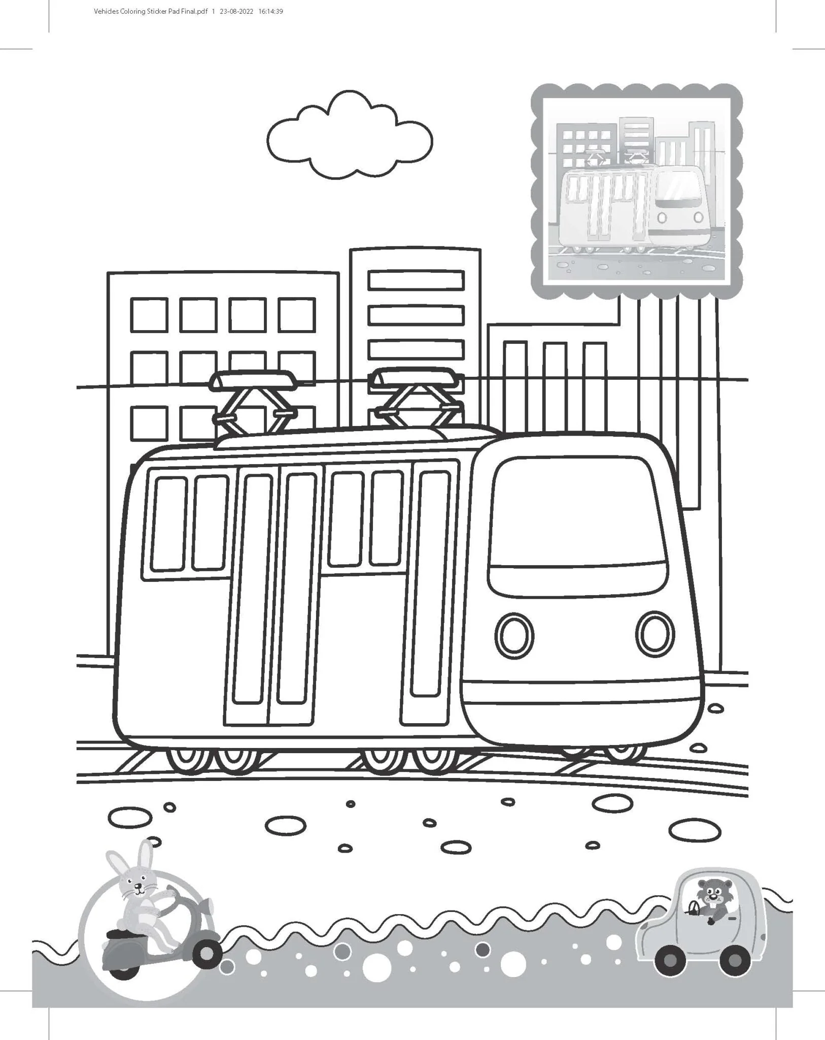 Vehicles- It's Colour time with Stickers - Image 5