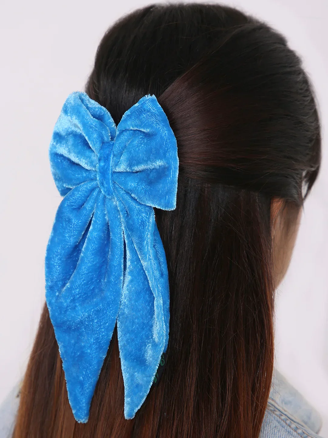 Velvet Long Tail Bow Hairpin: Anti-Breakage Hairclip - Image 27