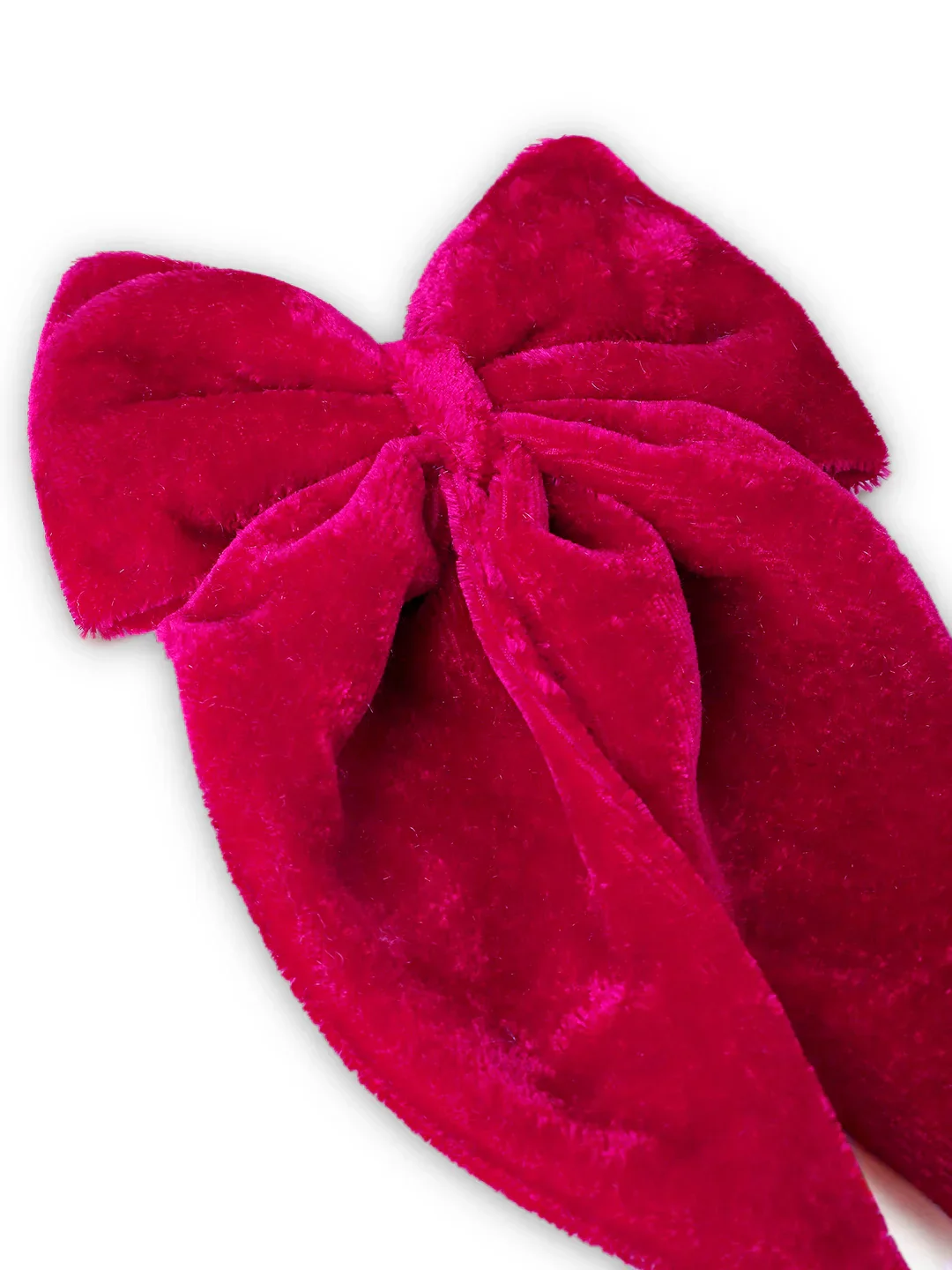 Velvet Long Tail Bow Hairpin: Anti-Breakage Hairclip - Image 3