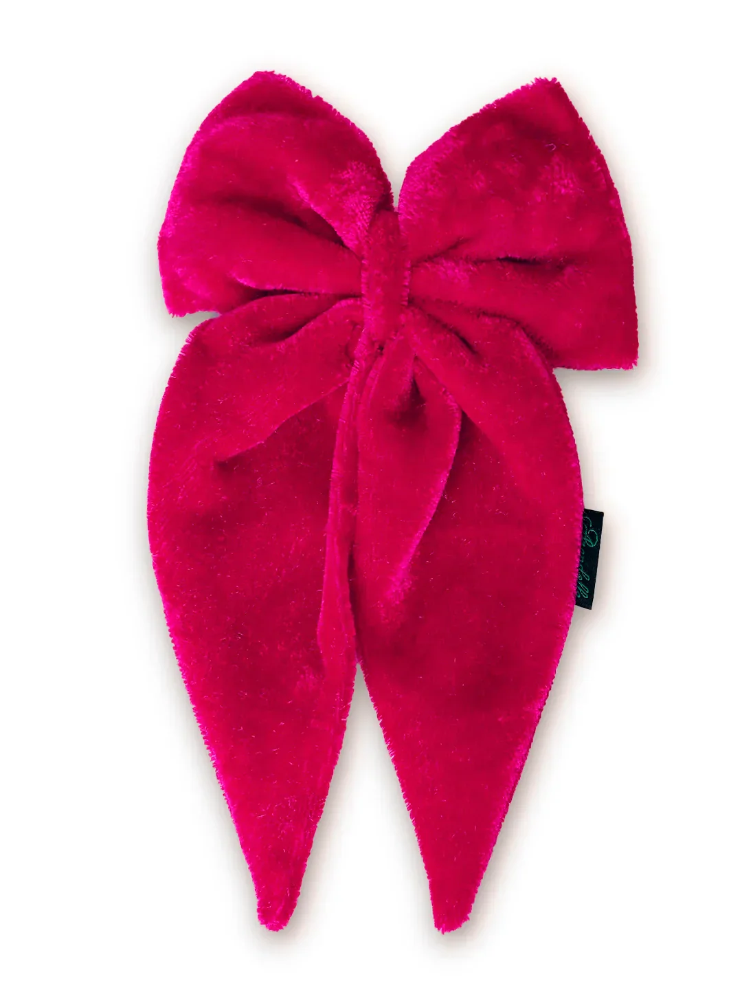 Velvet Long Tail Bow Hairpin: Anti-Breakage Hairclip - Image 4
