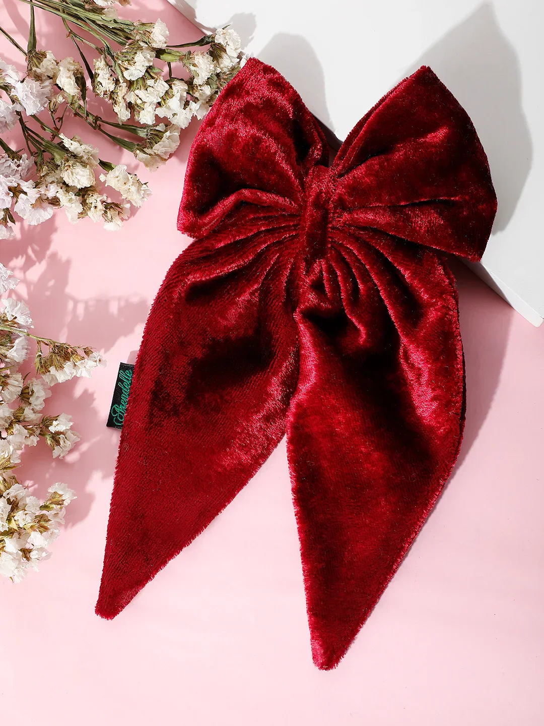 Velvet Long Tail Bow Hairpin: Anti-Breakage Hairclip - Image 9