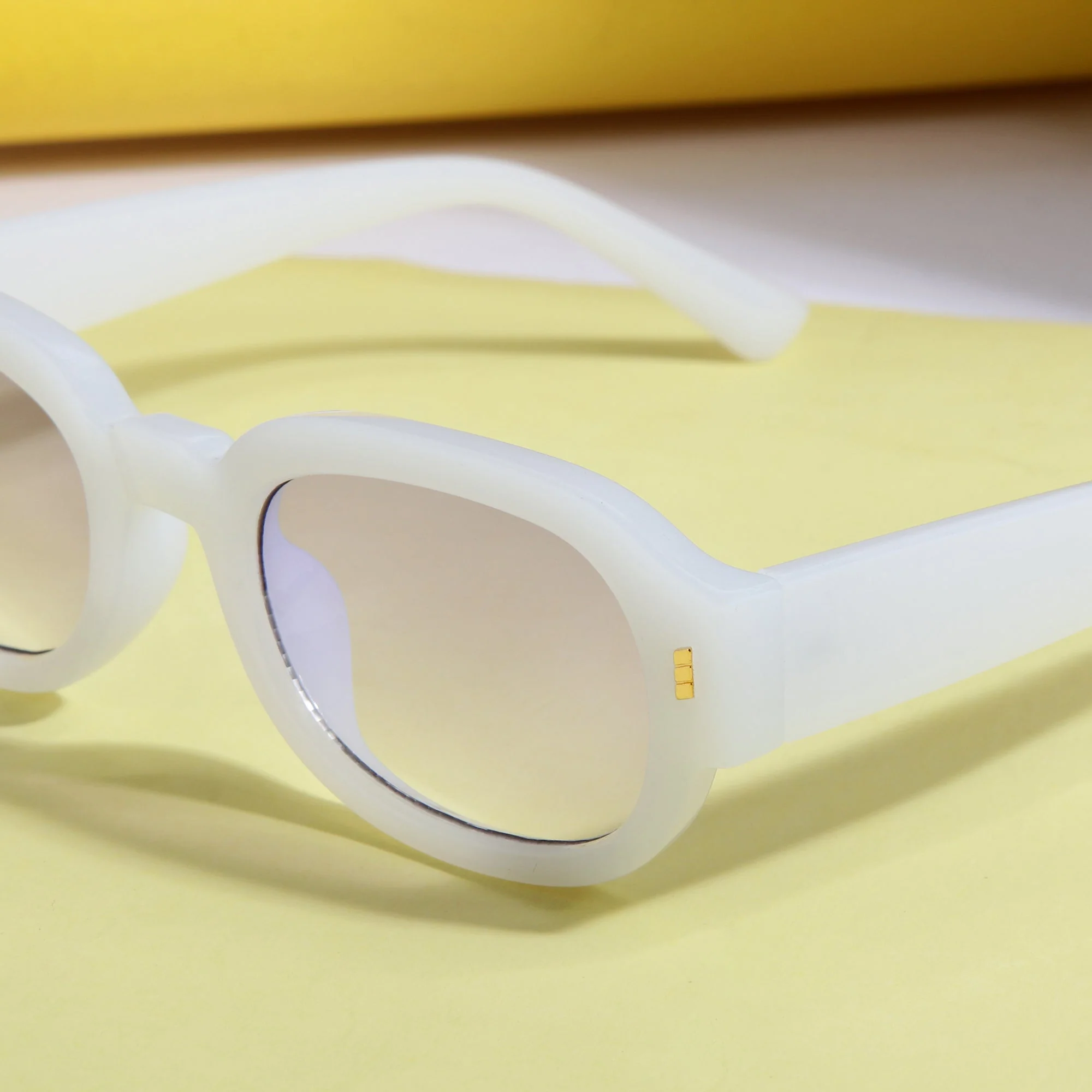 Venom Purple Oval Sunglasses - Image 2