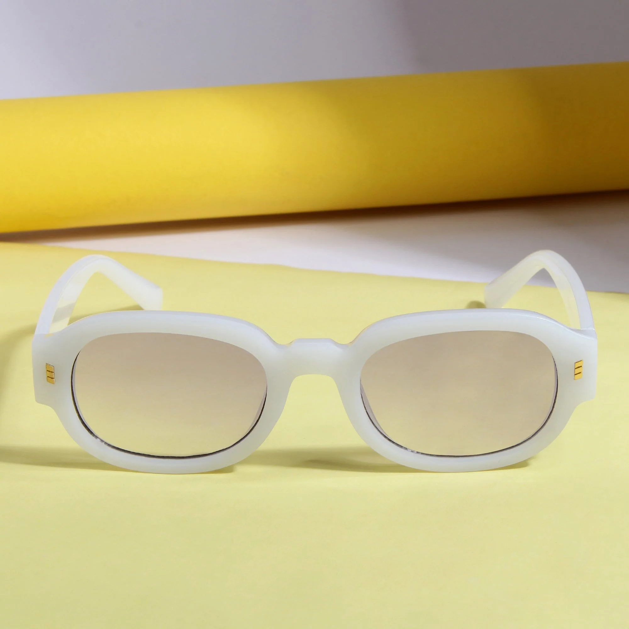 Venom Purple Oval Sunglasses - Image 3