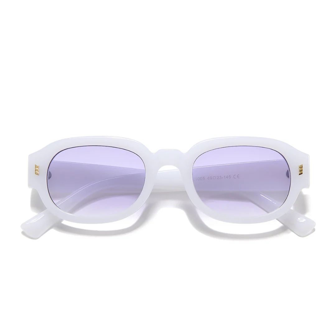 Venom Purple Oval Sunglasses - Image 7