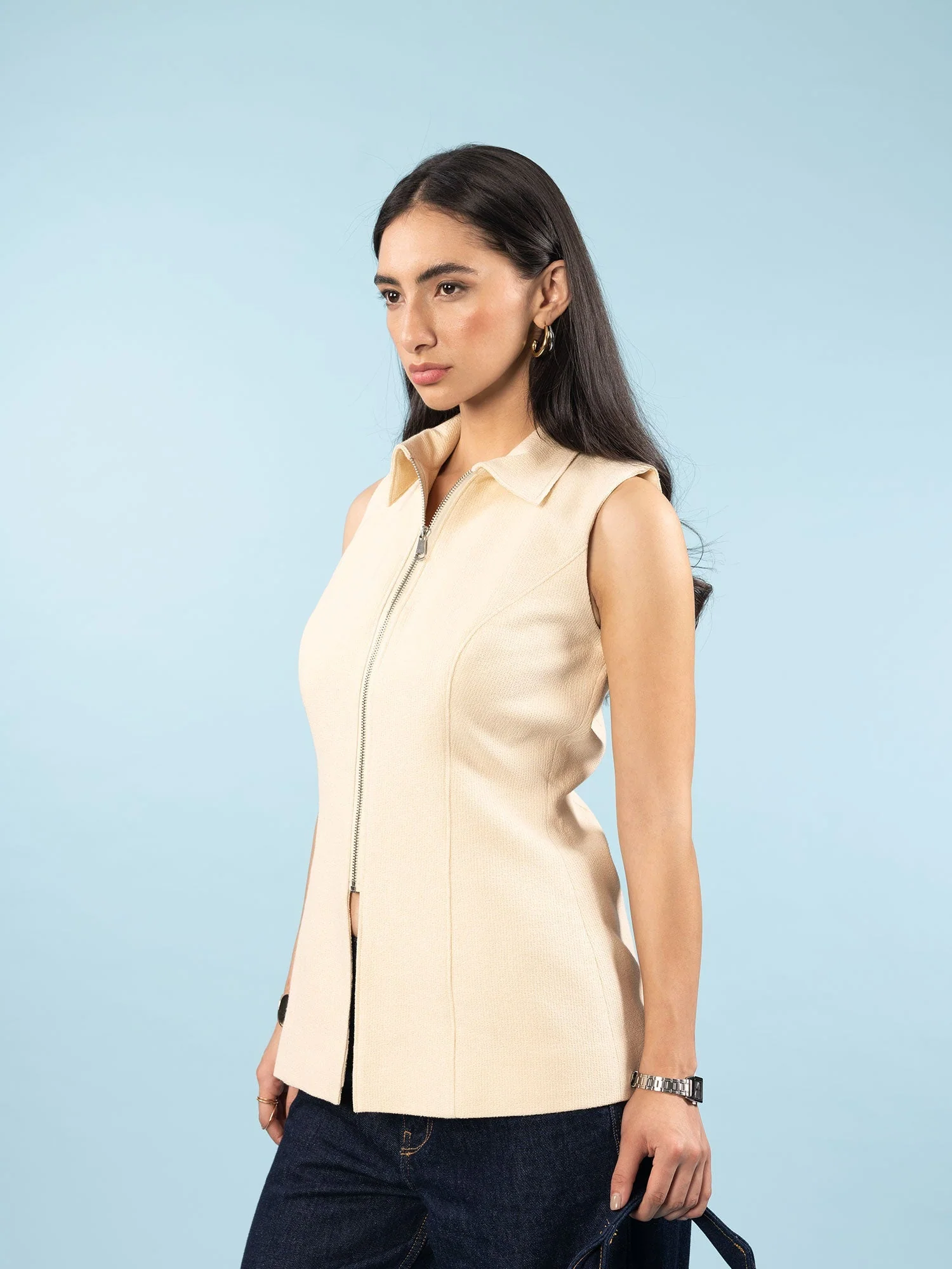 Vest with Zipper Closure - Image 17