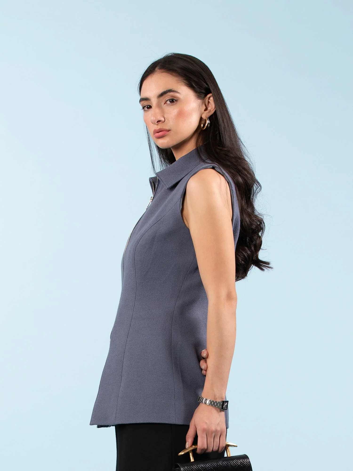 Vest with Zipper Closure - Image 2