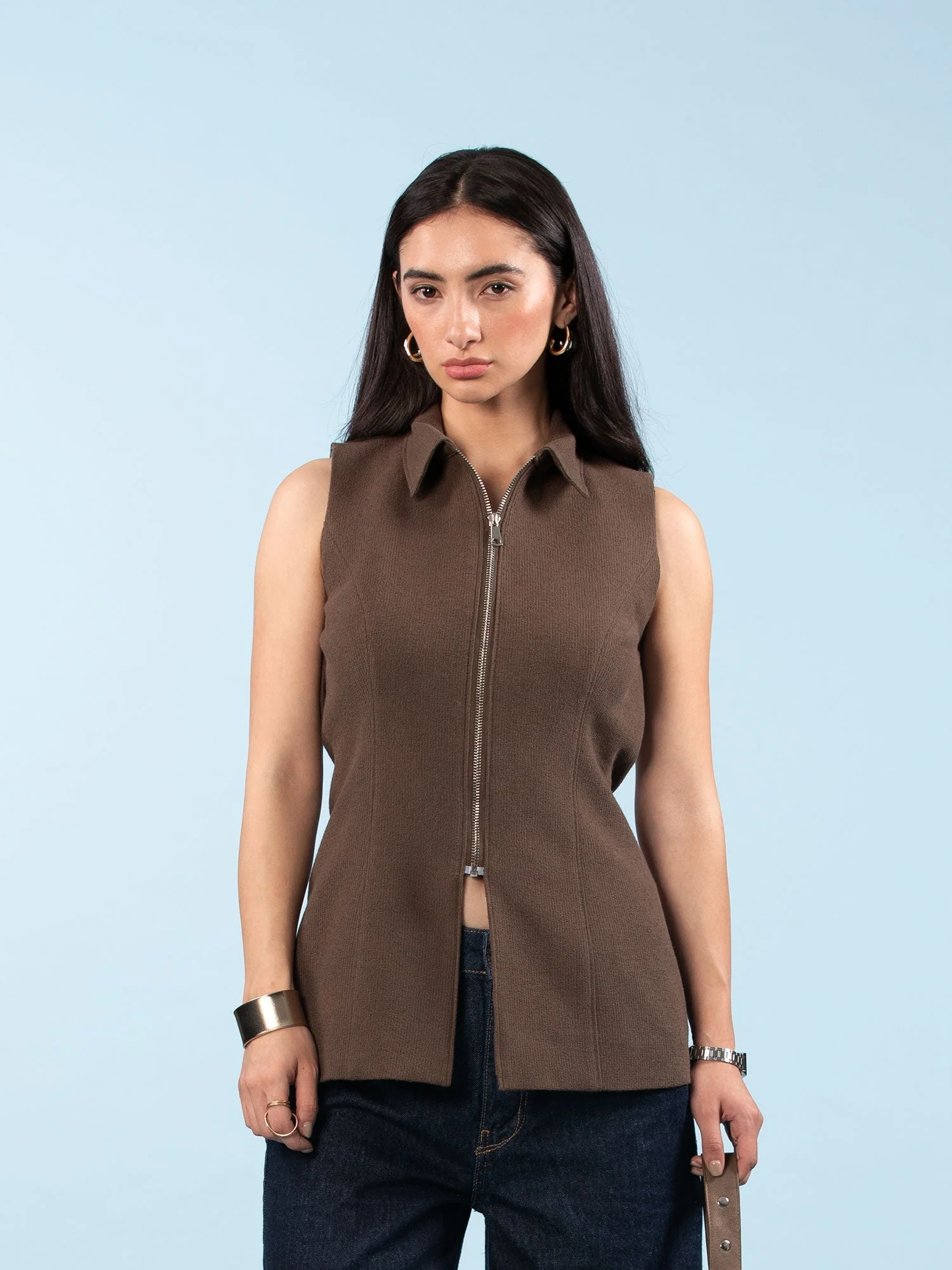 Vest with Zipper Closure - Image 11