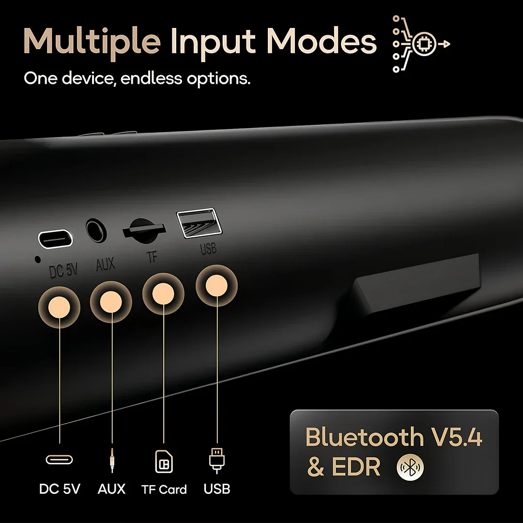 Vibex 30W RMS Multifunction BT Soundbar with Clock, LED Display (LOX-006) - Image 5