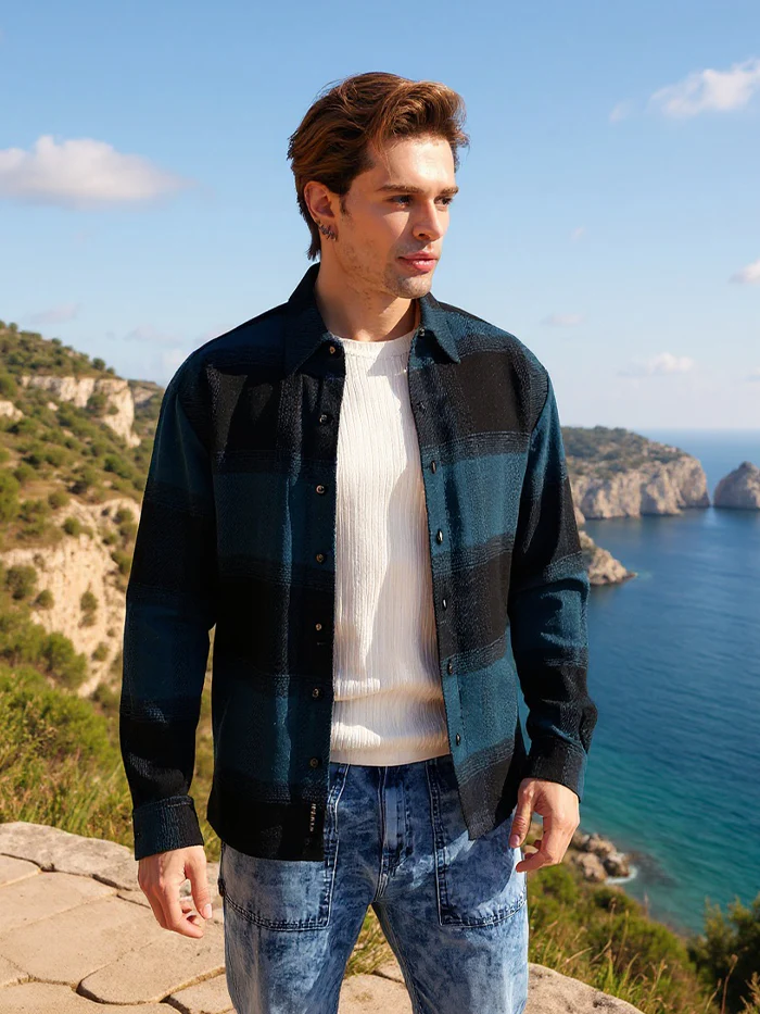 Vignette-Checkered Oversized Shirt - Image 5