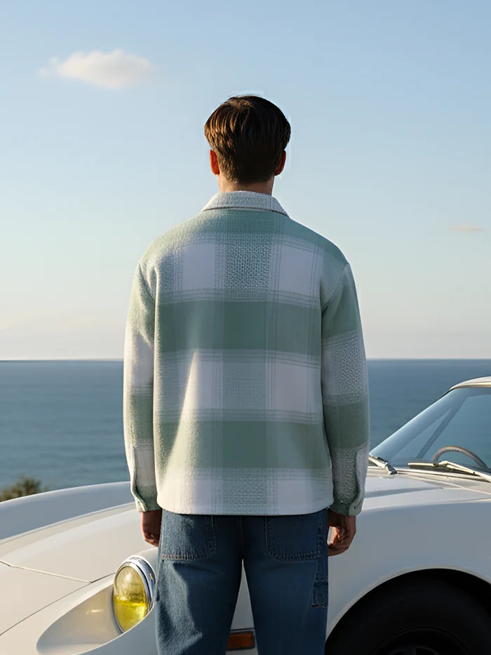 Vignette-Checkered Oversized Shirt - Image 3