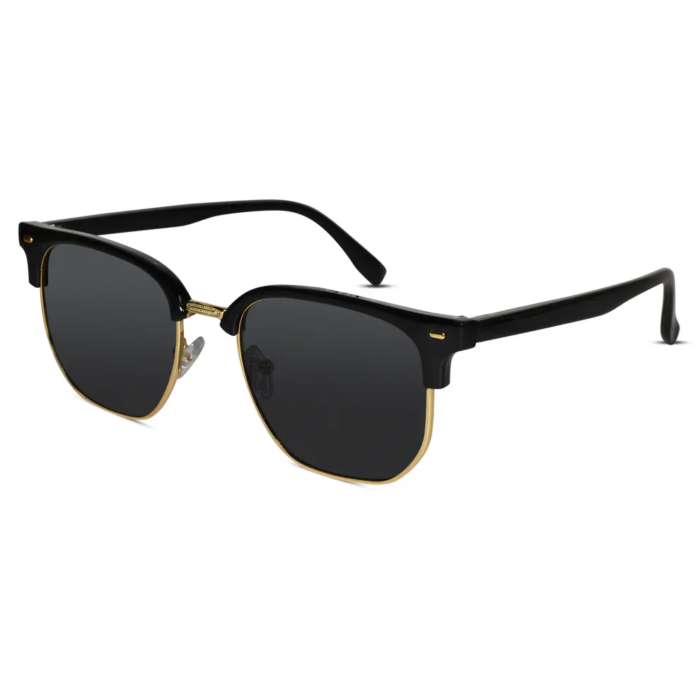 Vintage Animal Print Clubmaster Sunglasses - Image 10
