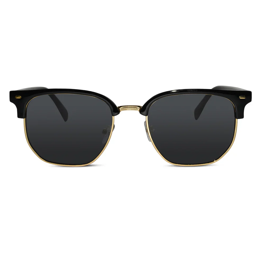 Vintage Animal Print Clubmaster Sunglasses - Image 5