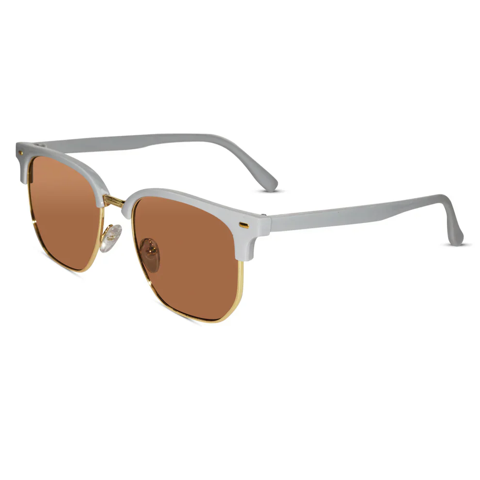 Vintage Animal Print Clubmaster Sunglasses - Image 7
