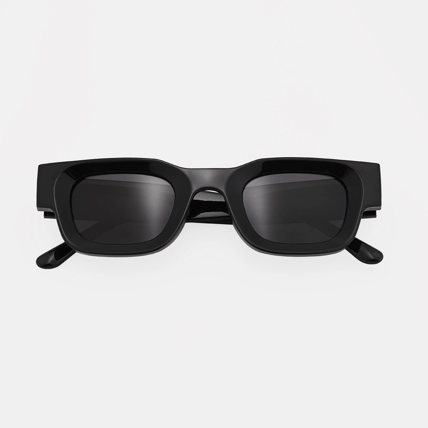 Vintage V1 Black Square Sunglasses - Image 7
