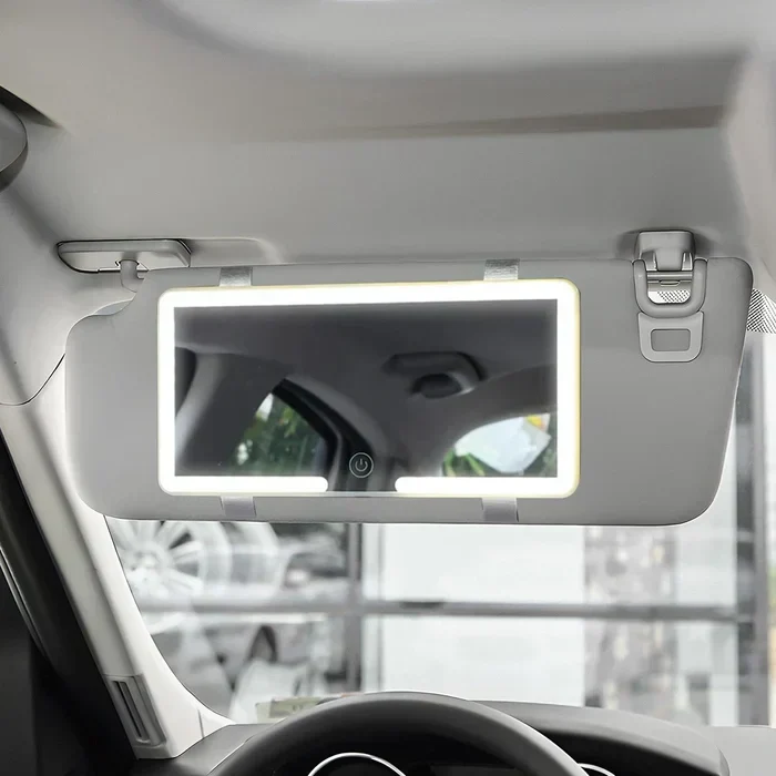 Virror: LED Visor Vanity Mirror with 3 Light Modes, 80 LEDs & Rechargeable Touch Control for Cars & SUVs - Image 9