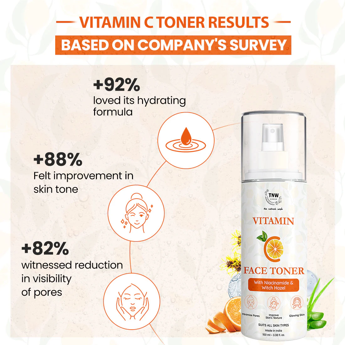 Vitamin C Toner With Niacinamide & Witch Hazel - Image 5