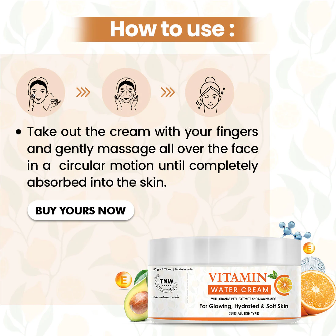 Vitamin C Water Cream for Hydrated Skin. - Image 3