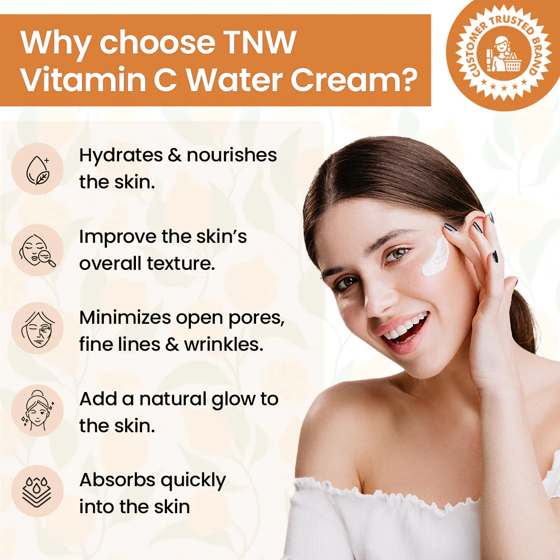 Vitamin C Water Cream for Hydrated Skin SC - Image 4