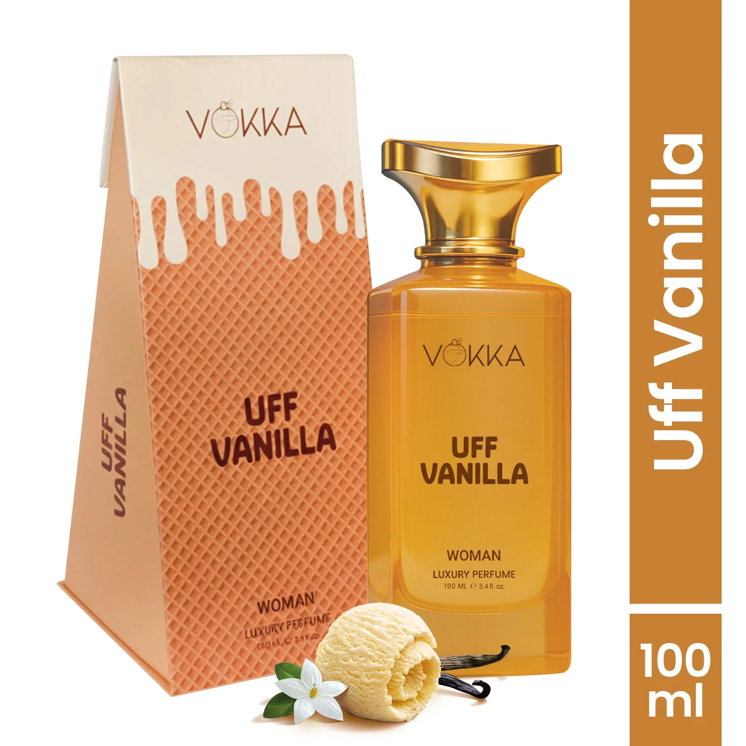Vokka Uff Vanilla For Woman 100ml Perfume - Image 2