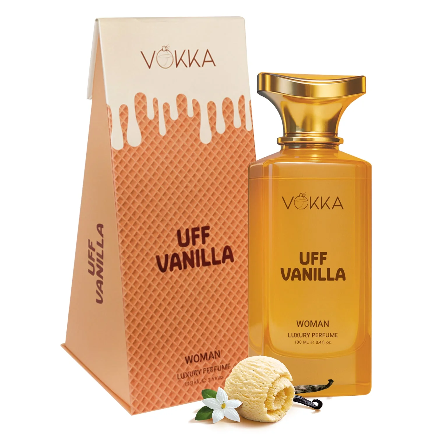 Vokka Uff Vanilla For Woman 100ml Perfume - Image 9