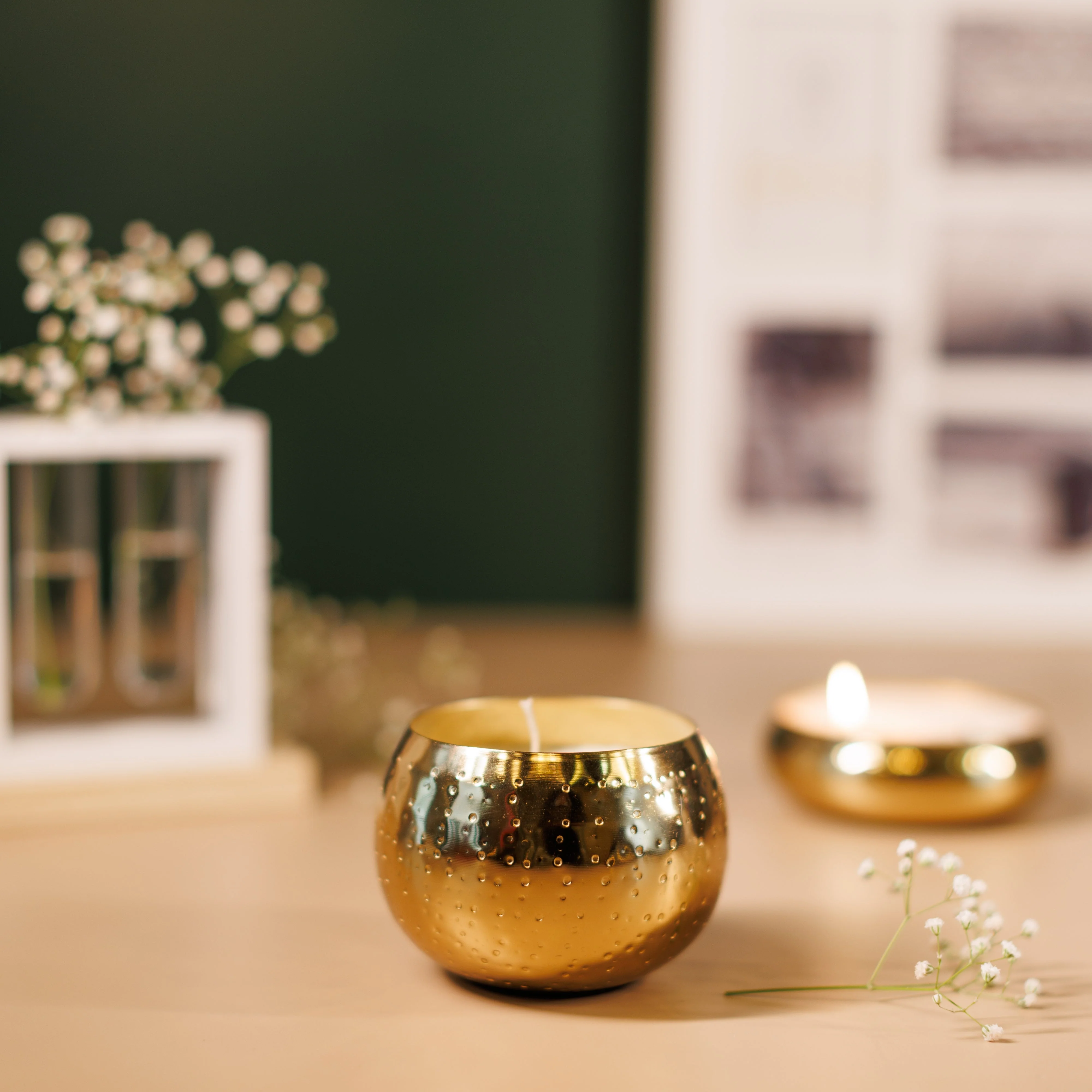 Votive Candles with Wax for Home Decor - Image 2