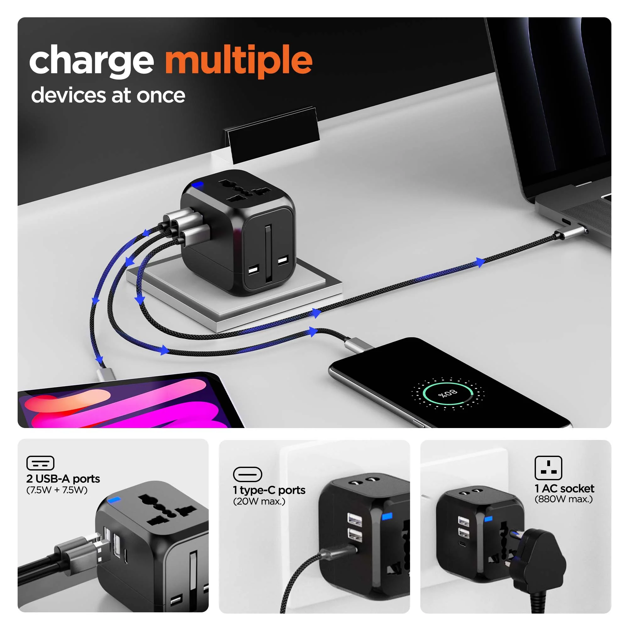 Voyager 25W Travel Charger - Image 6