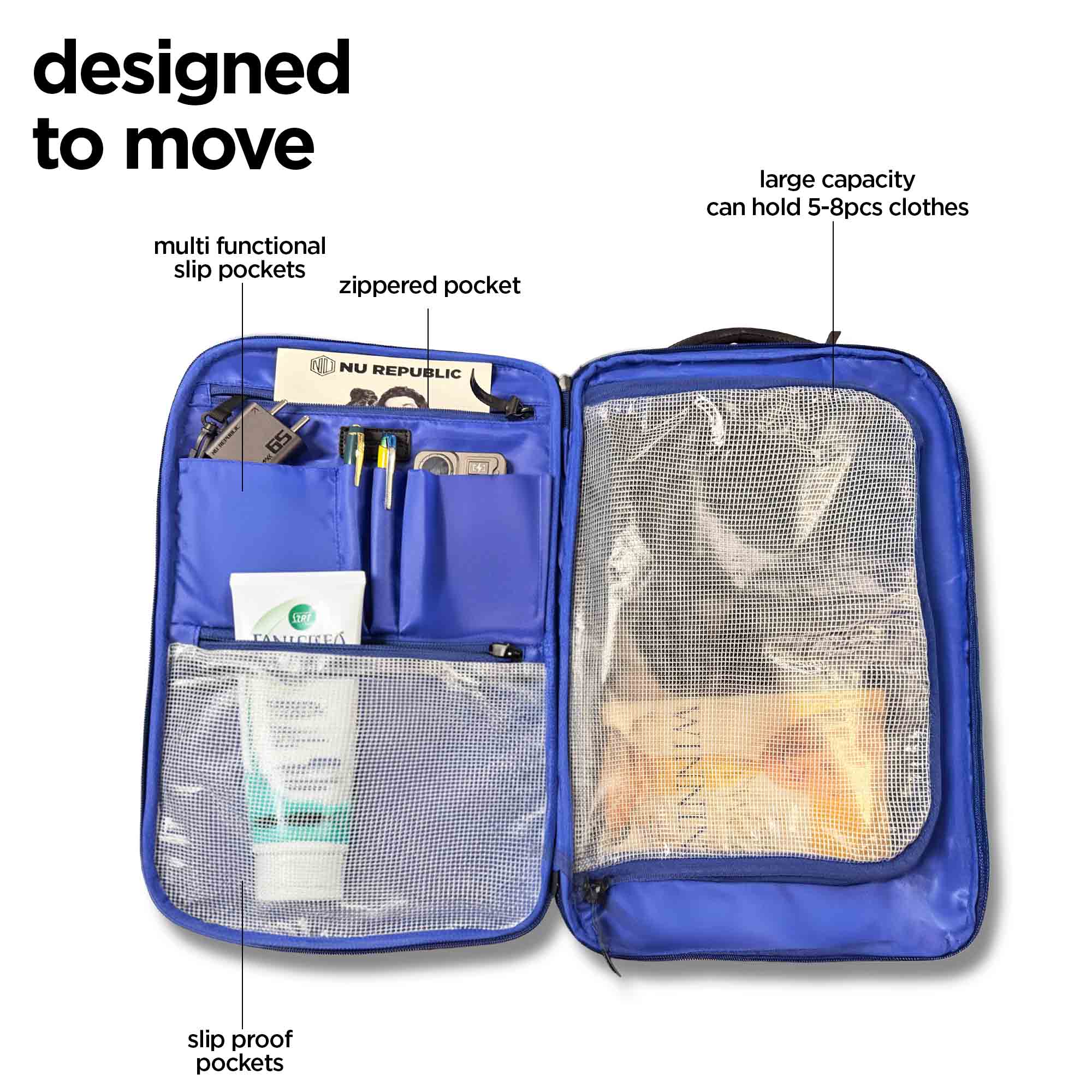 Voyager Edge Backpack (Blue) - Image 4