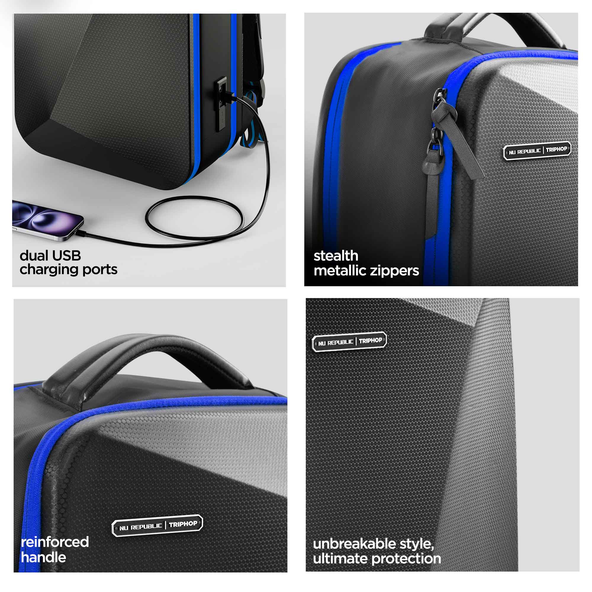 Voyager Edge Backpack (Blue) - Image 7
