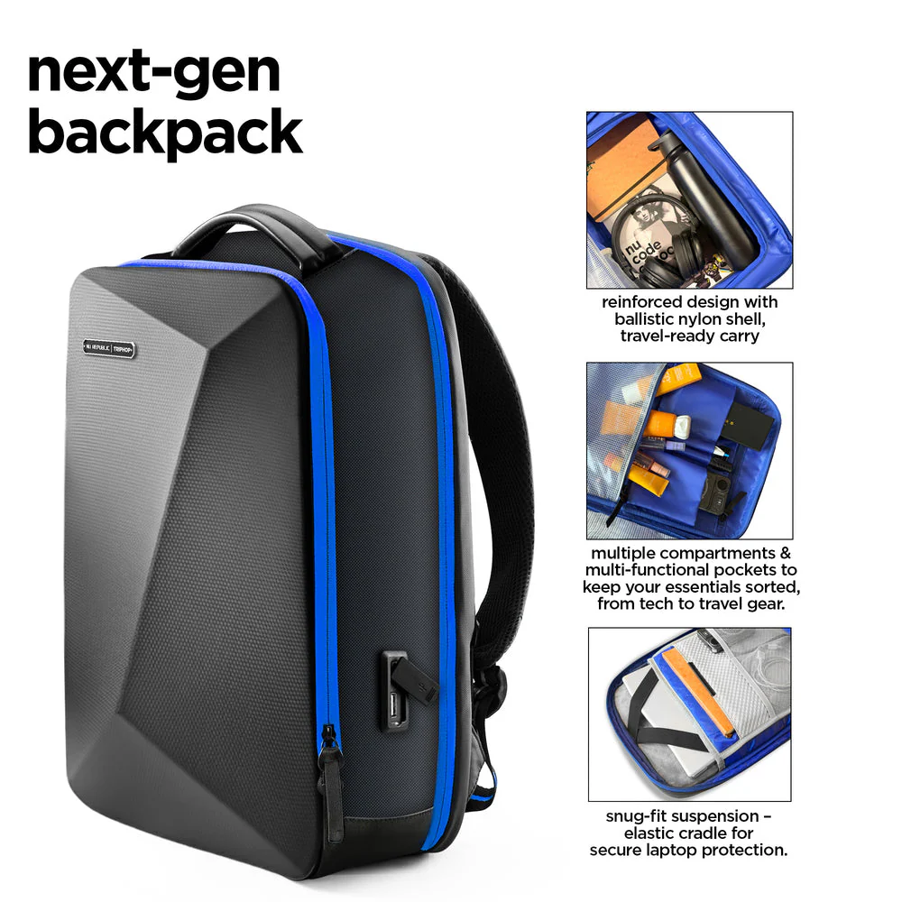 Voyager Edge Backpack (Blue) - Image 9