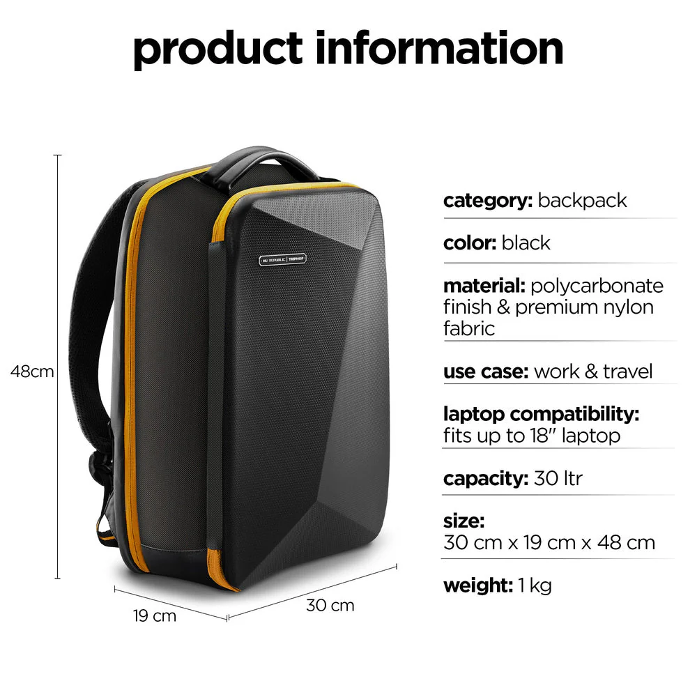 Voyager Edge Backpack (Yellow) - Image 3