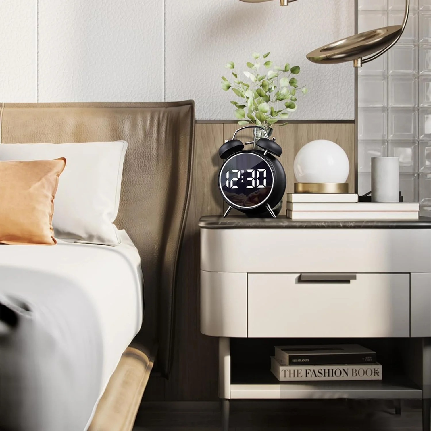 Wakee: Retro LED Alarm Clock with Twin Bells – Extra Loud Battery-Powered Clock for Heavy Sleepers, Stylish Wake-Ups & Desk or Bedroom Decor - Image 6