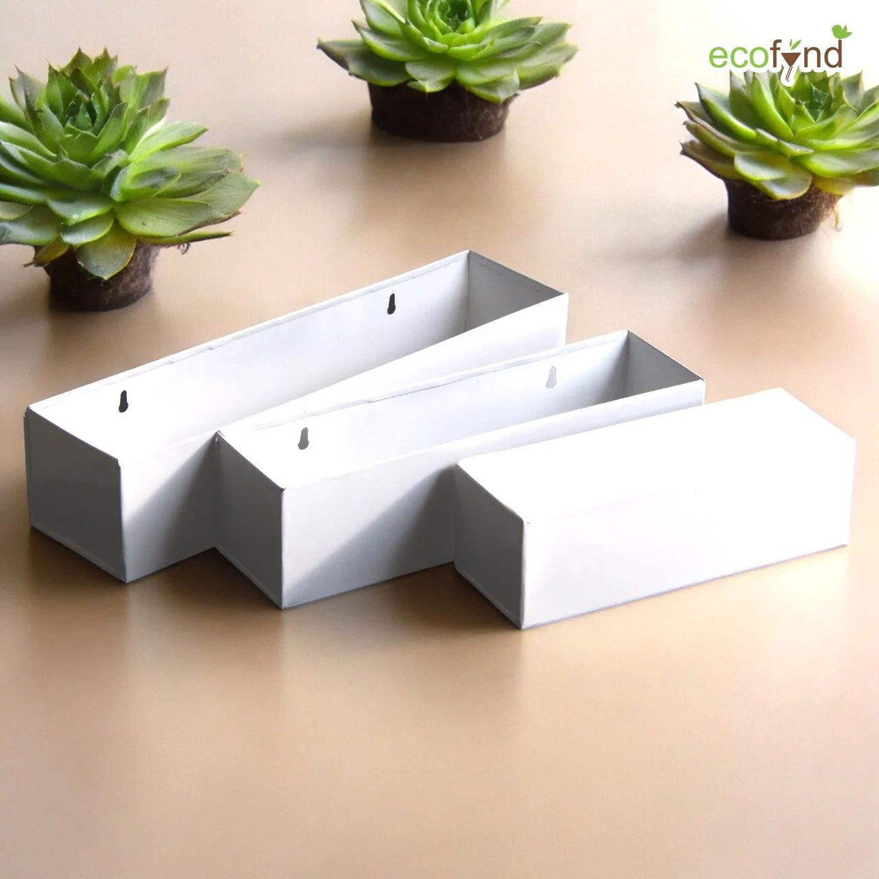 Wall-Mounted Metal Planter Set – Sleek Vertical Garden Style - Image 6