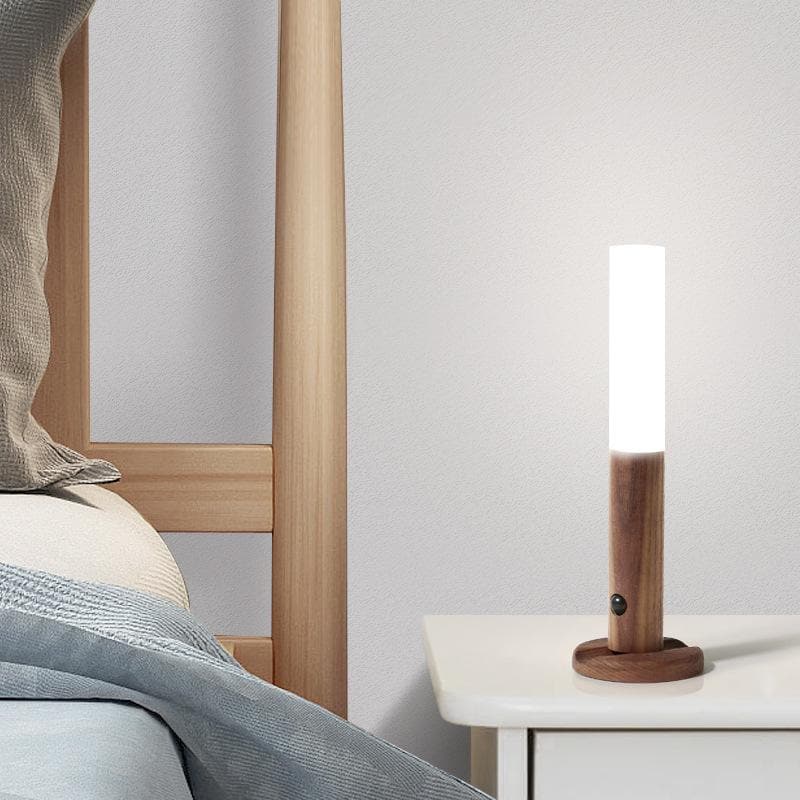 Wand: Magnetic Motion Sensor Light with USB Rechargeable LED & Wall-Mounted Wooden Torch Design for Home & Hallways - Image 10