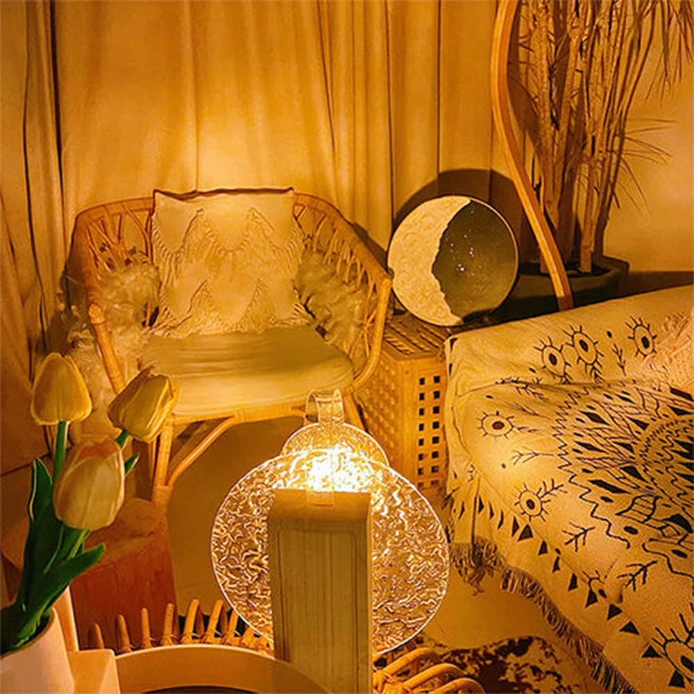 Water Wave LED Rotation Ambient Night Light - Image 3