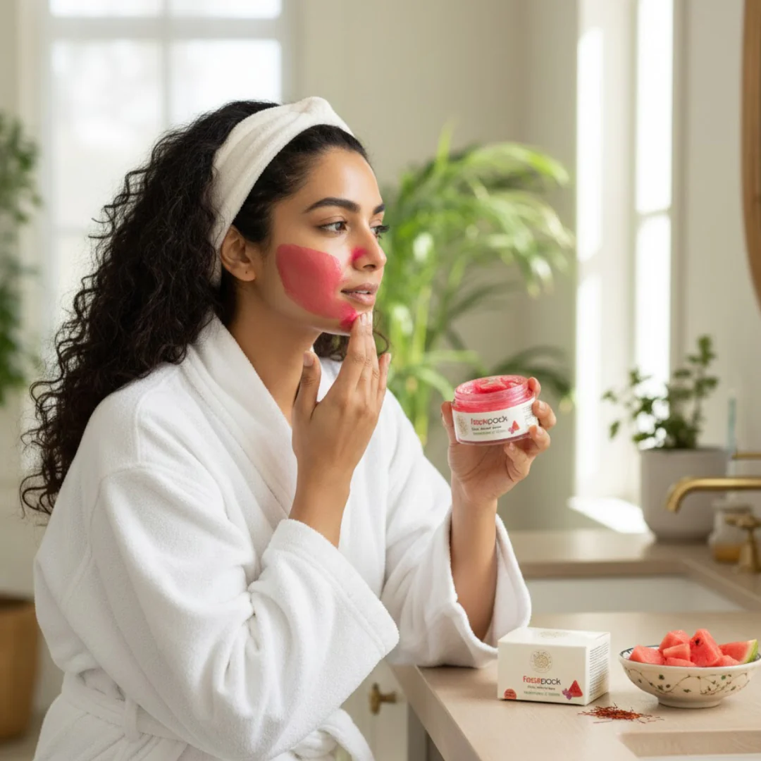 Watermelon Face Pack for Deep Moisturising - Image 2