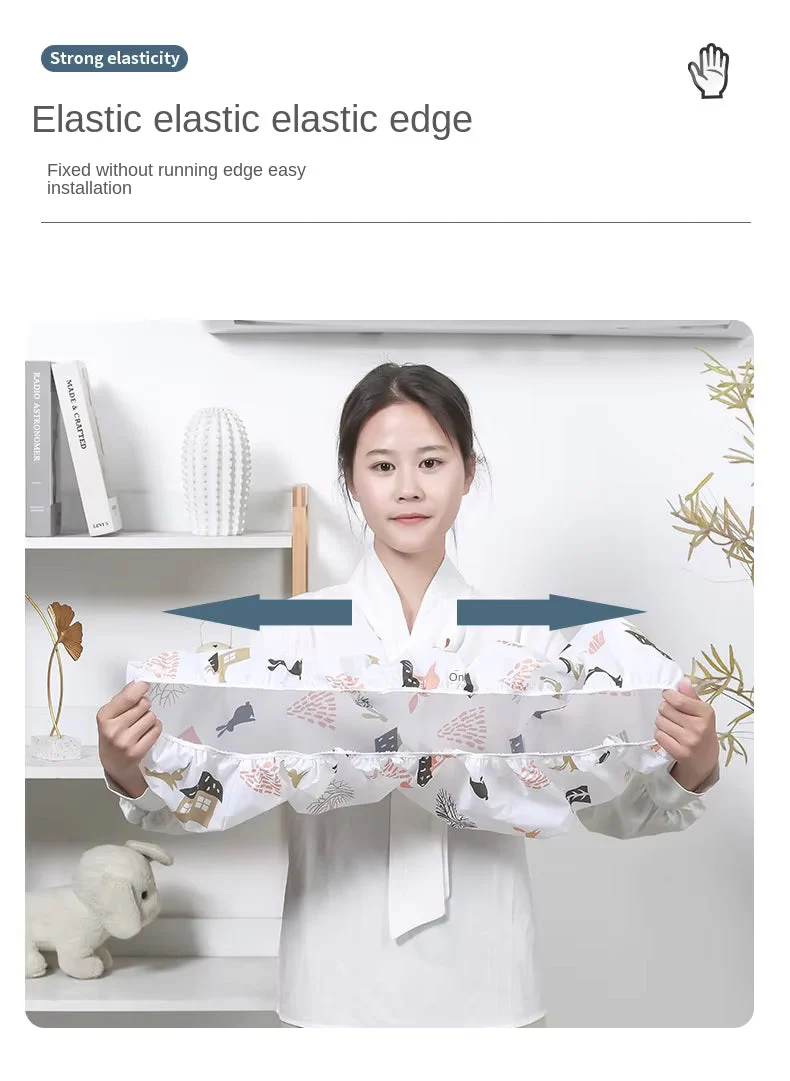 Waterproof Air Conditioner AC Cover Wall-Mounted Anti-Dust Protector For Home 1pc - Image 3