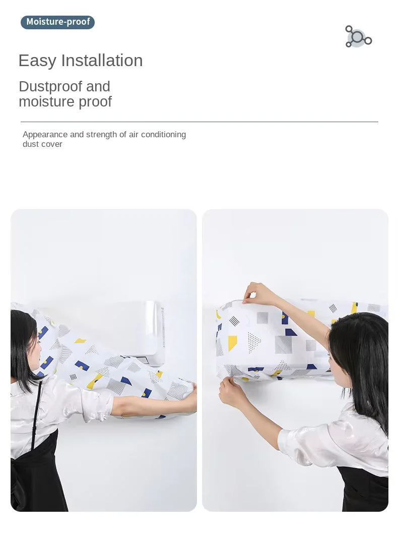 Waterproof Air Conditioner AC Cover Wall-Mounted Anti-Dust Protector For Home 1pc - Image 4