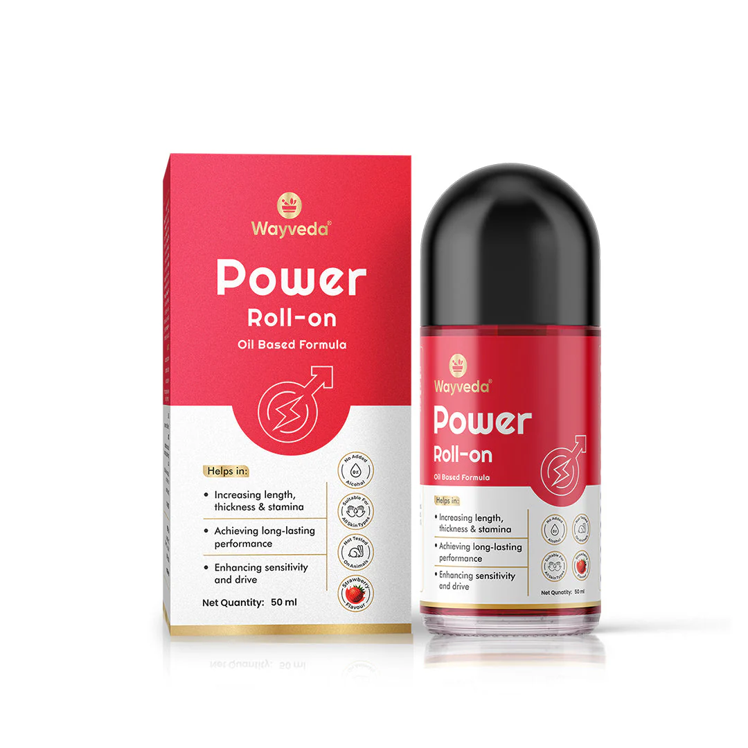 Wayveda Power Roll-On For Men - 50ml | Strawberry-Flavour - Image 2
