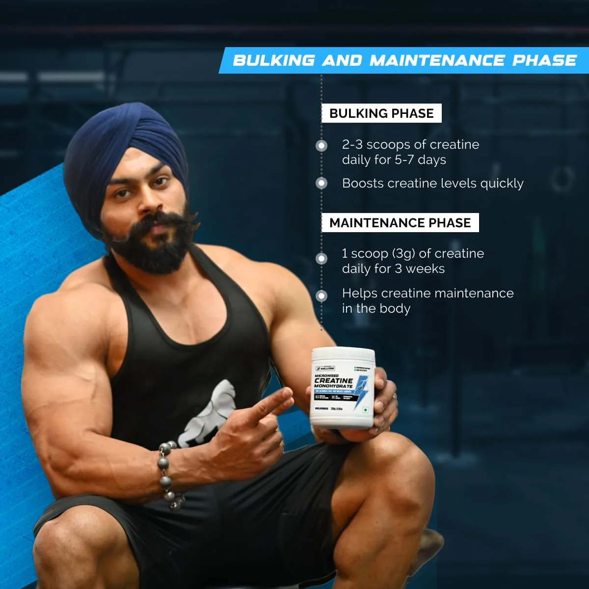 Wellcore Pure Micronised Creatine Powder (Fruit Fusion) - Image 5